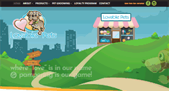 Desktop Screenshot of lovablepetsbakery.com